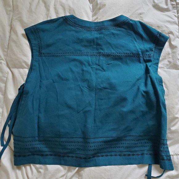 Steven Alan Silk Embroidered Tank Blouse - Picture 6 of 9